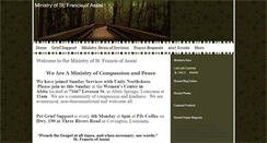 Desktop Screenshot of ministryofstfrancisofassisi.org